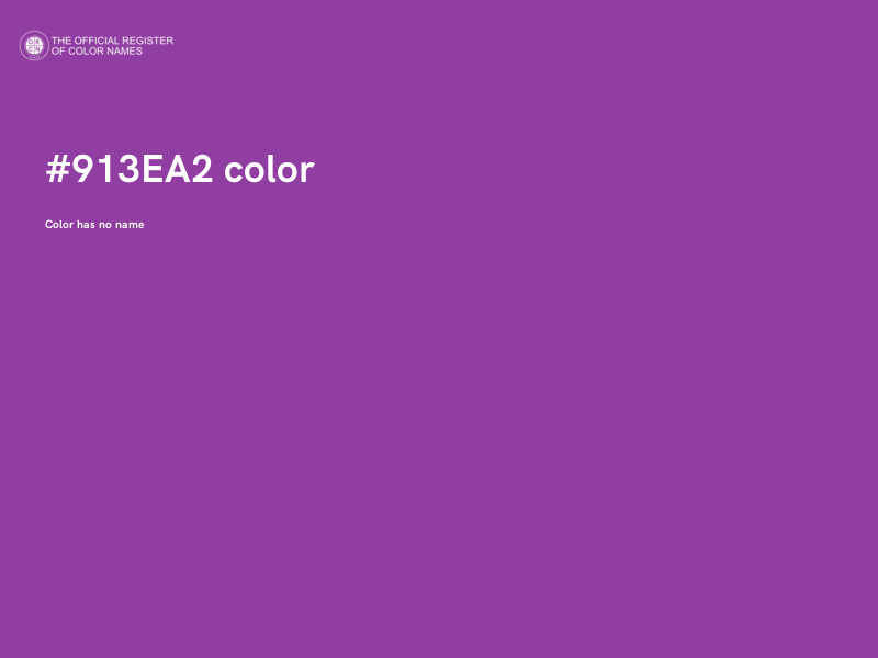 #913EA2 color image