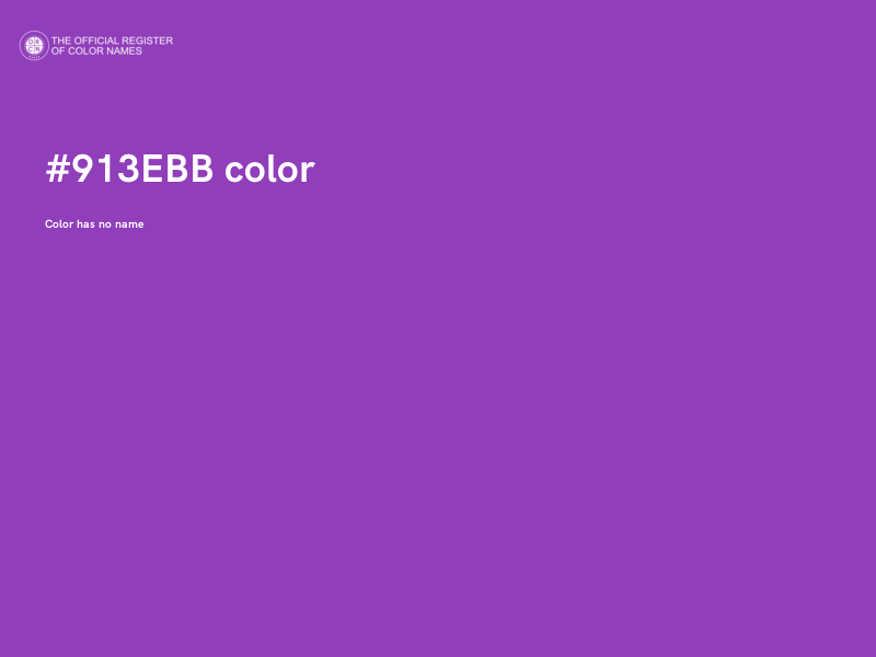 #913EBB color image
