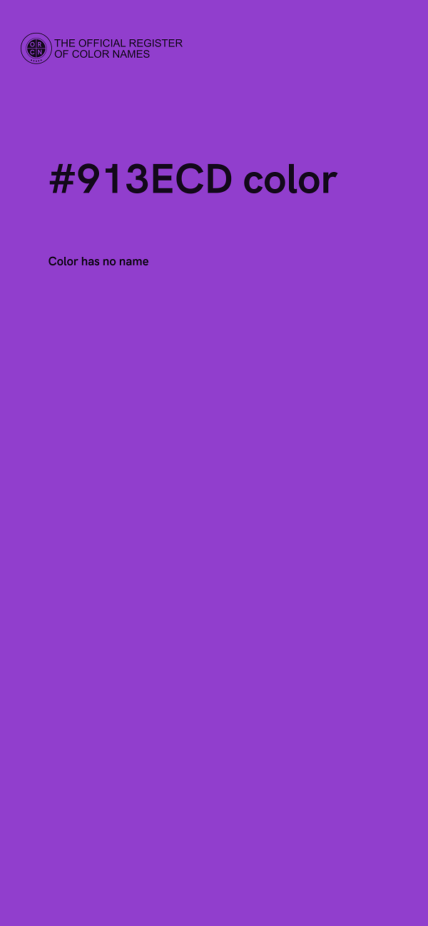 #913ECD color image
