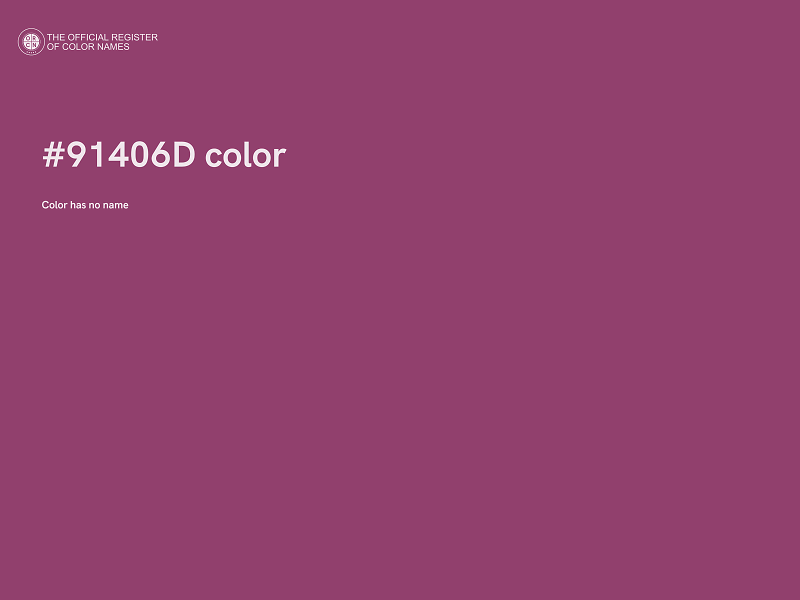 #91406D color image