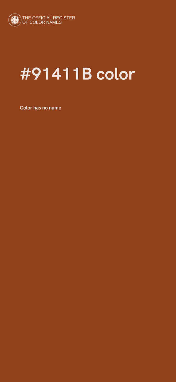 #91411B color image