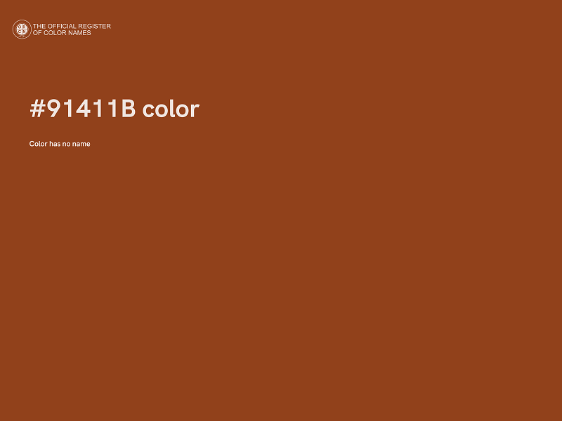 #91411B color image