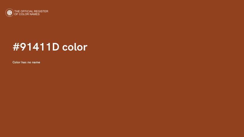 #91411D color image