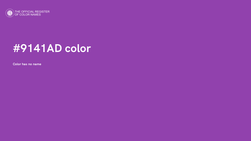 #9141AD color image