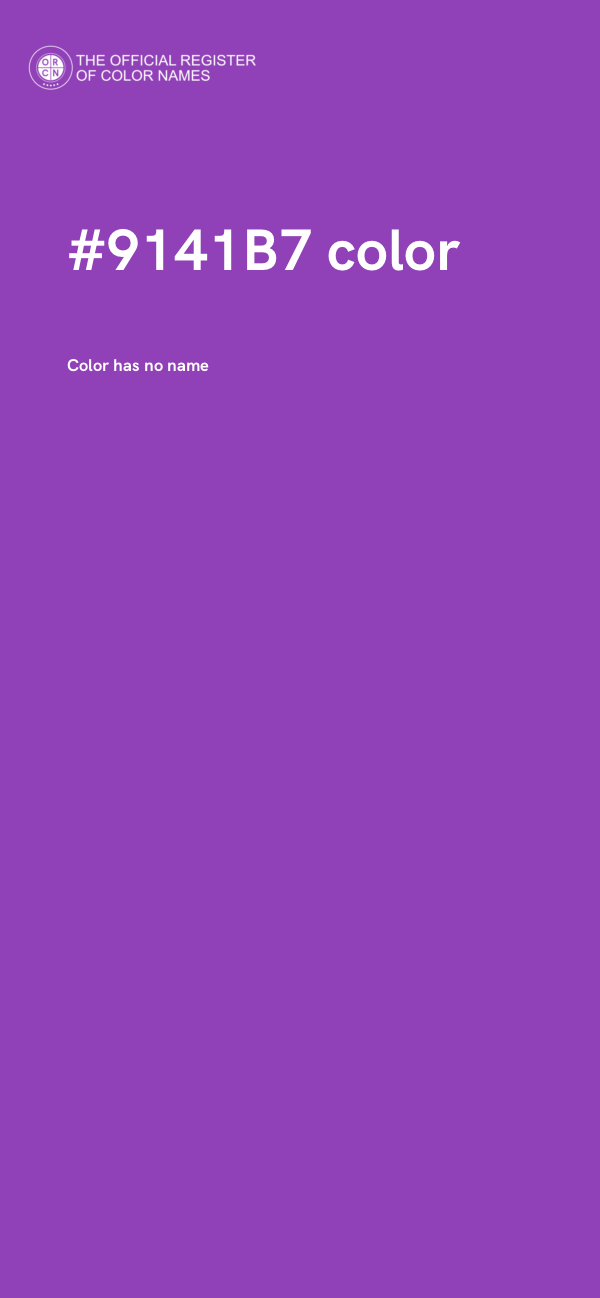 #9141B7 color image