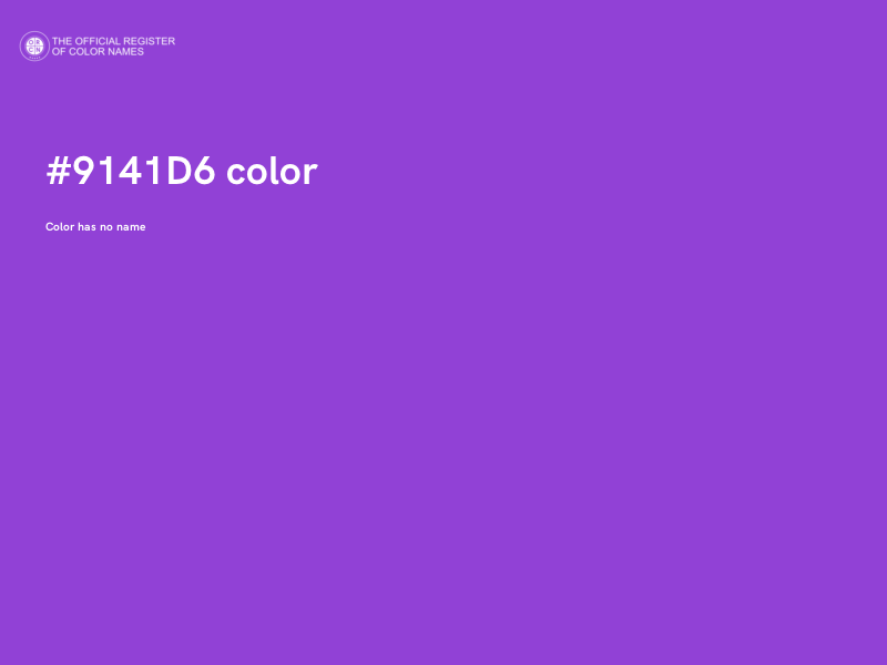 #9141D6 color image