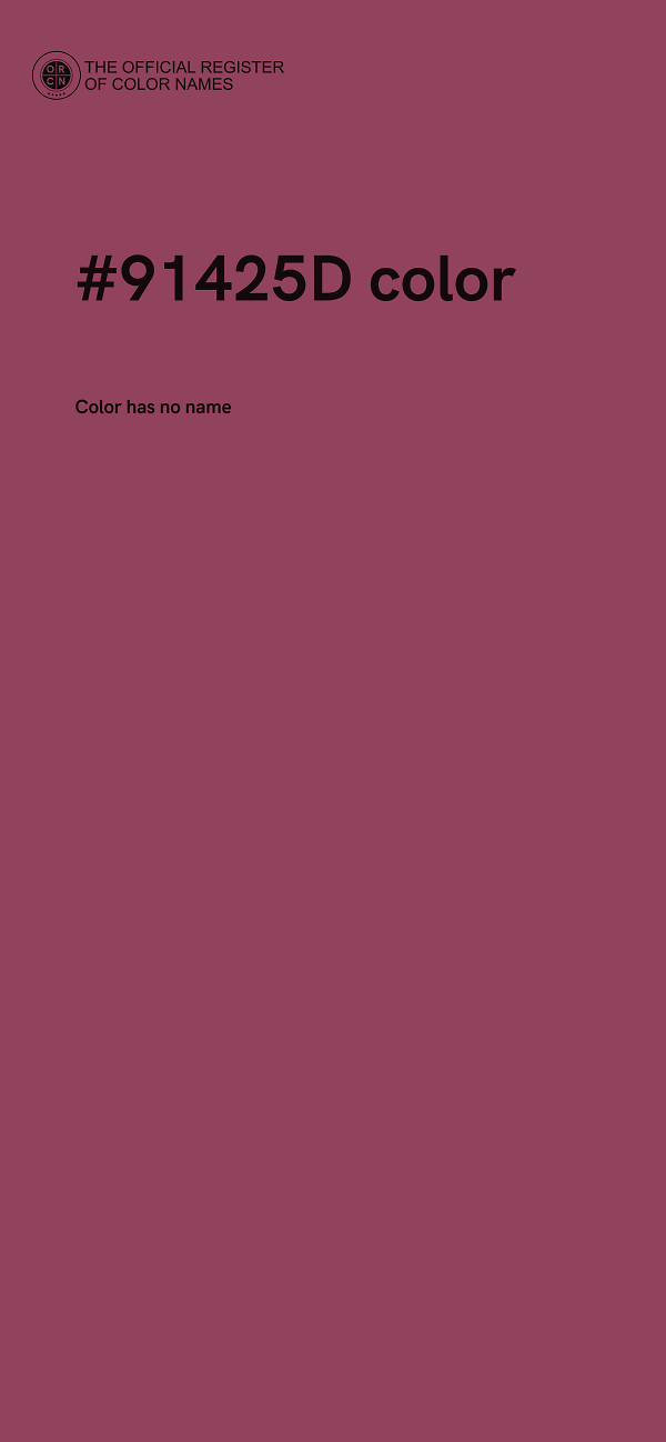 #91425D color image