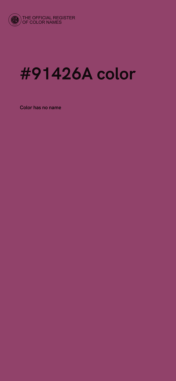 #91426A color image
