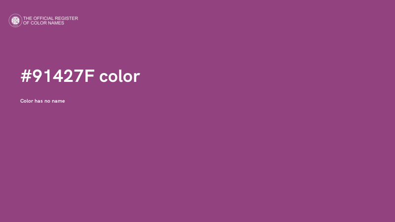 #91427F color image