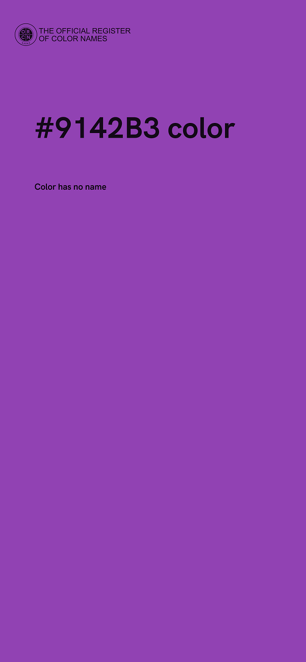 #9142B3 color image