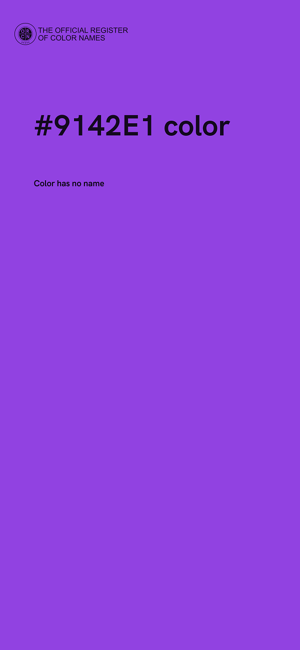 #9142E1 color image