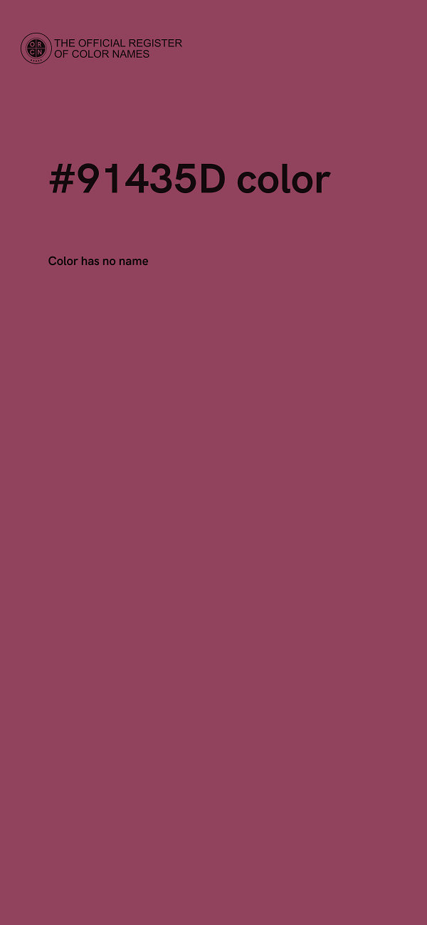 #91435D color image