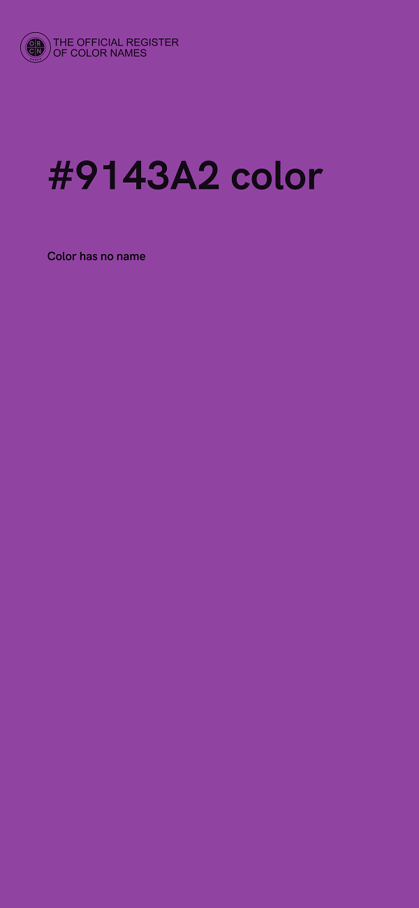 #9143A2 color image