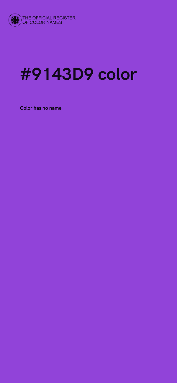#9143D9 color image