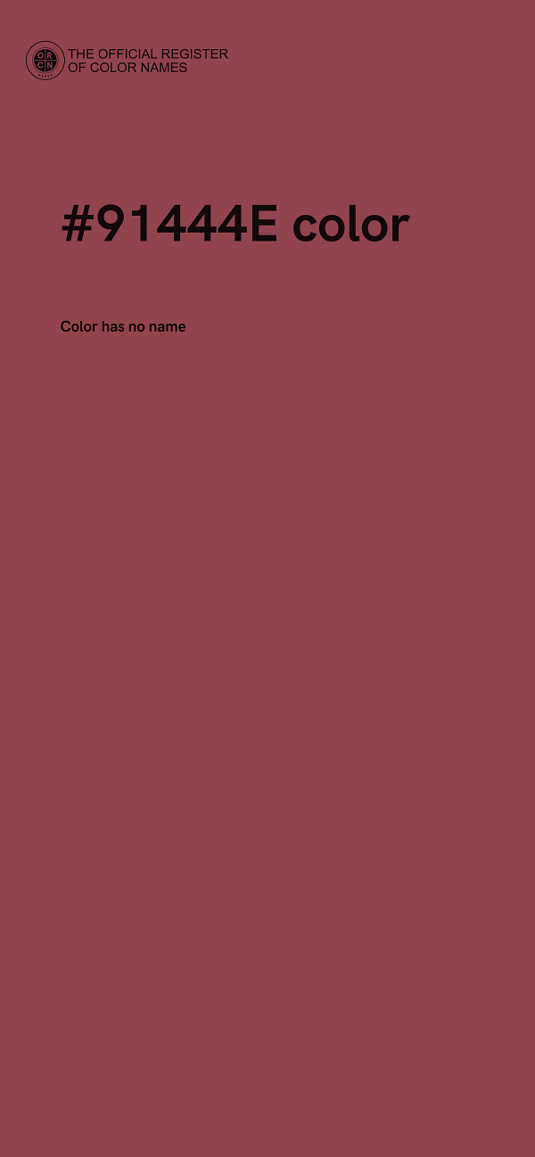 #91444E color image