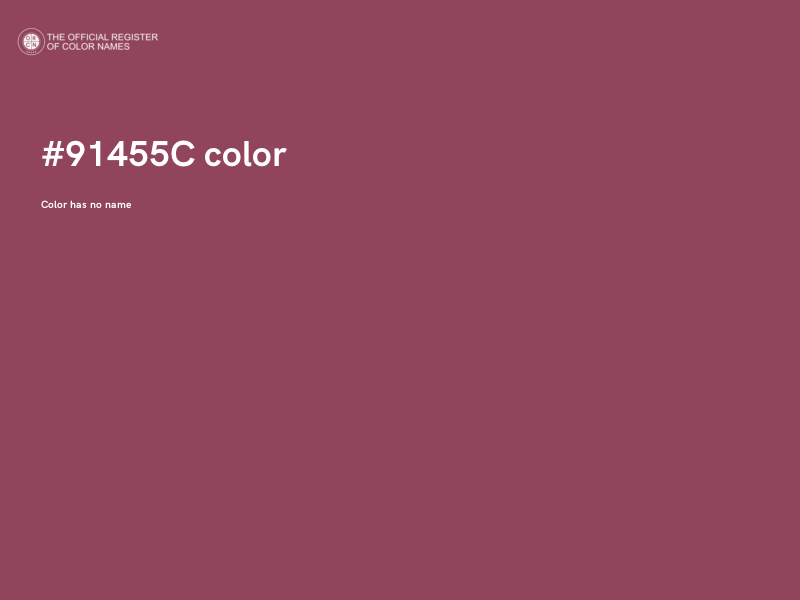 #91455C color image