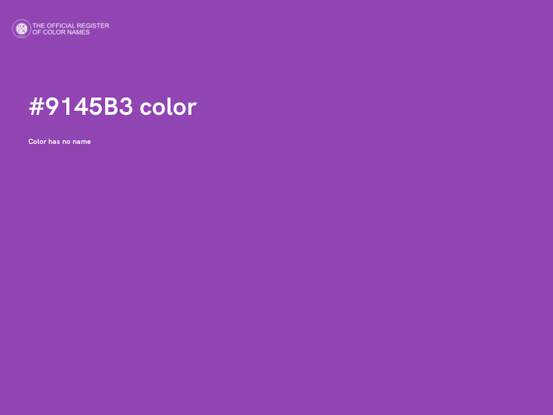 #9145B3 color image