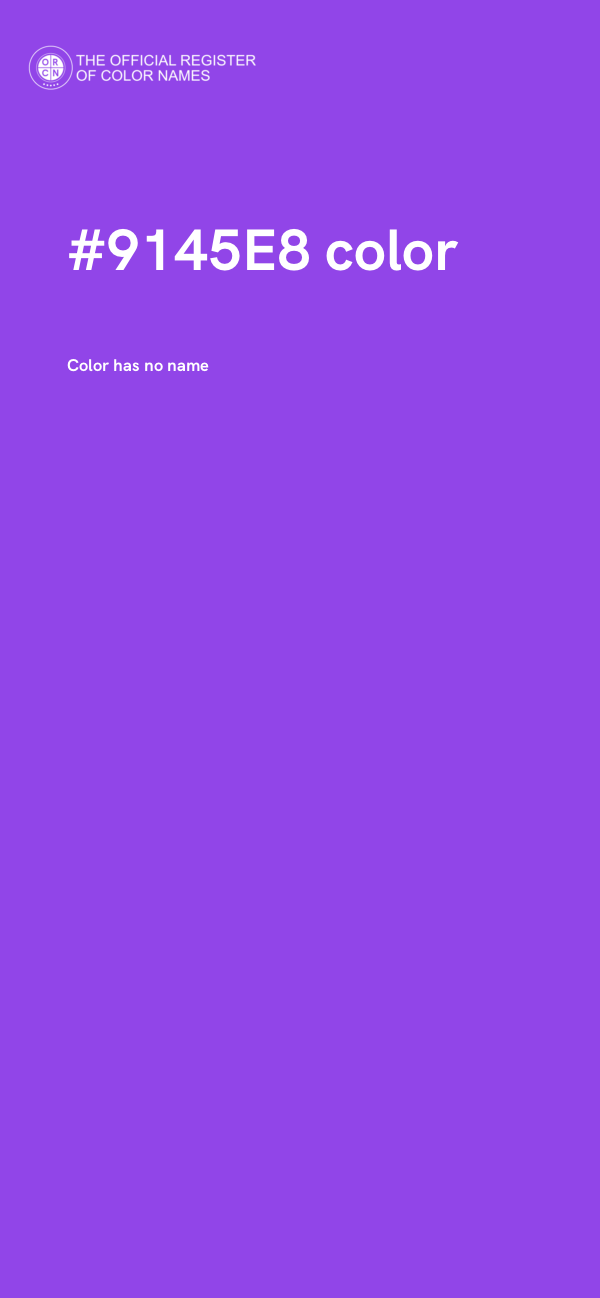 #9145E8 color image