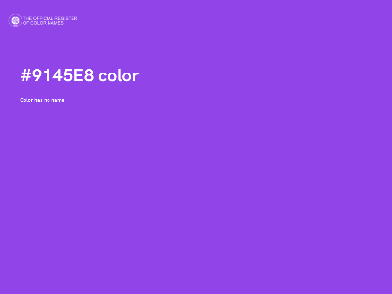 #9145E8 color image