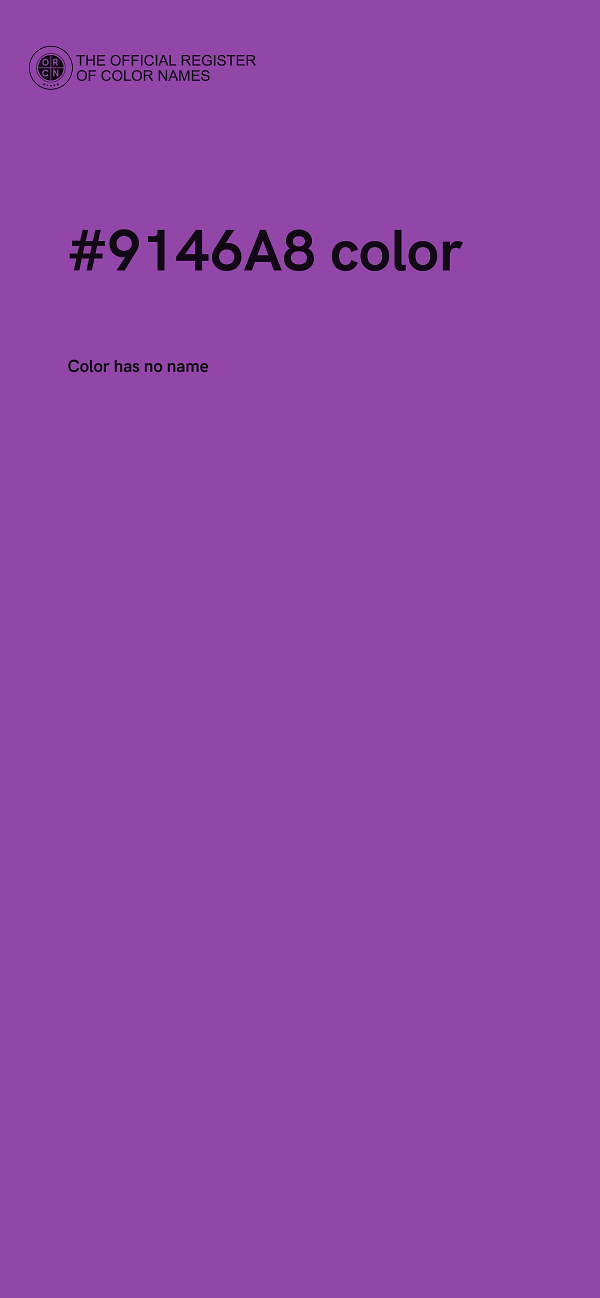 #9146A8 color image
