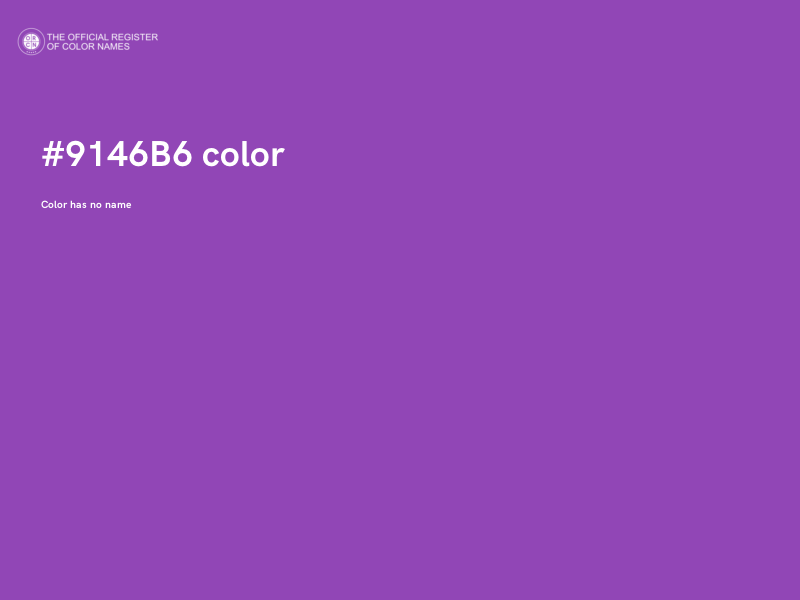 #9146B6 color image