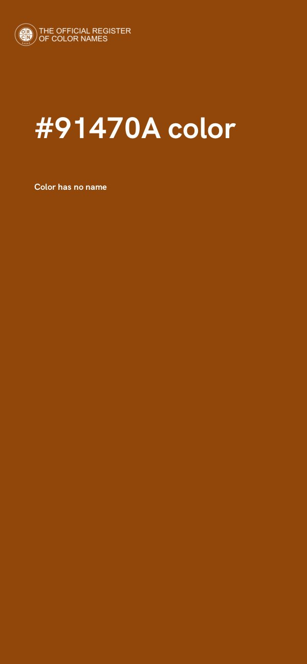 #91470A color image