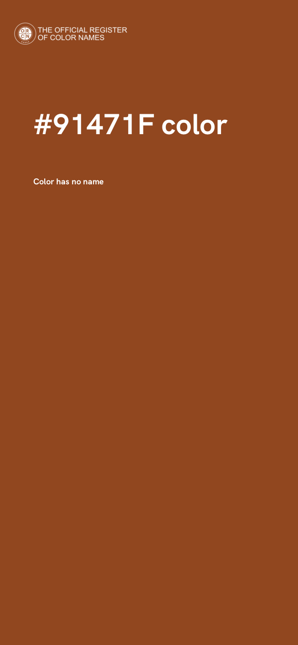 #91471F color image