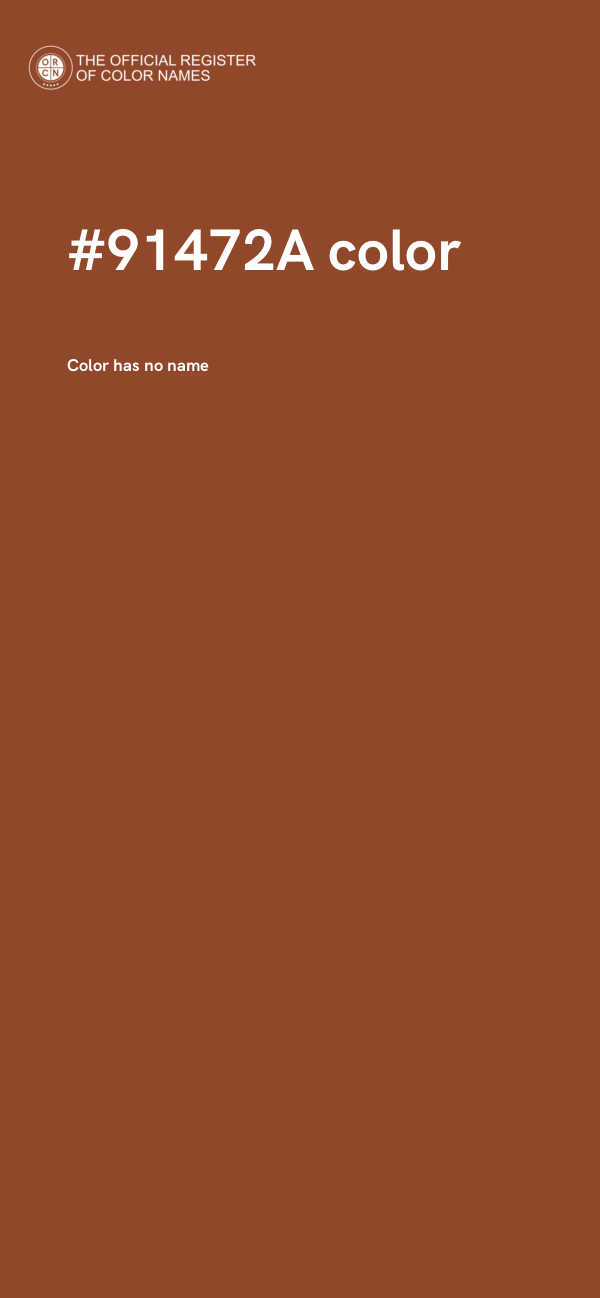 #91472A color image