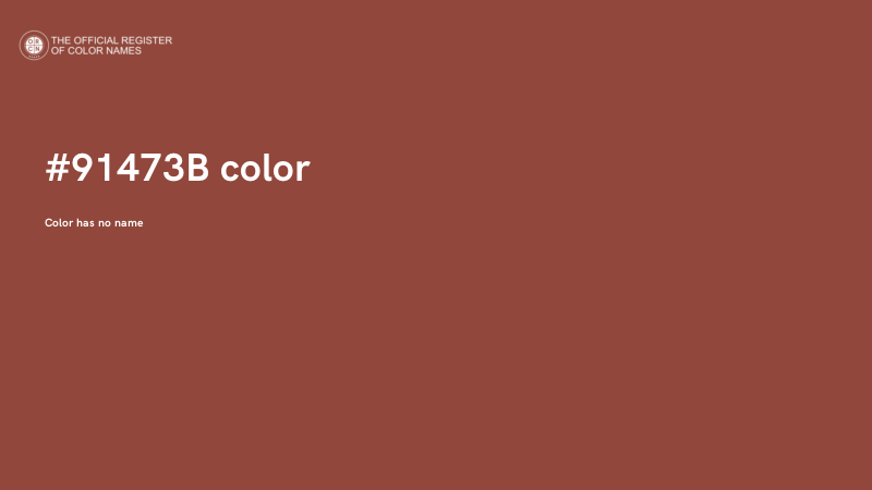 #91473B color image