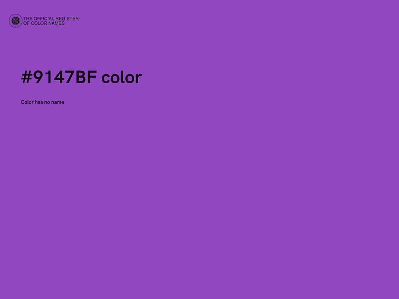 #9147BF color image
