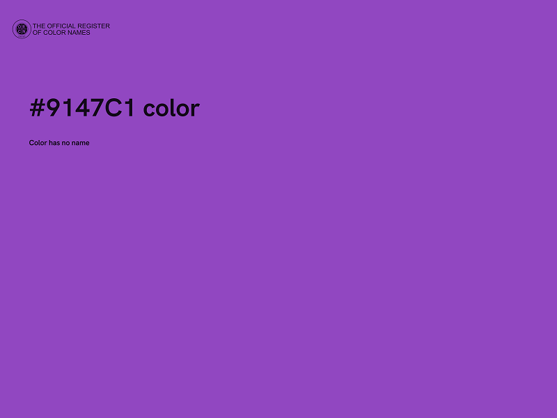 #9147C1 color image