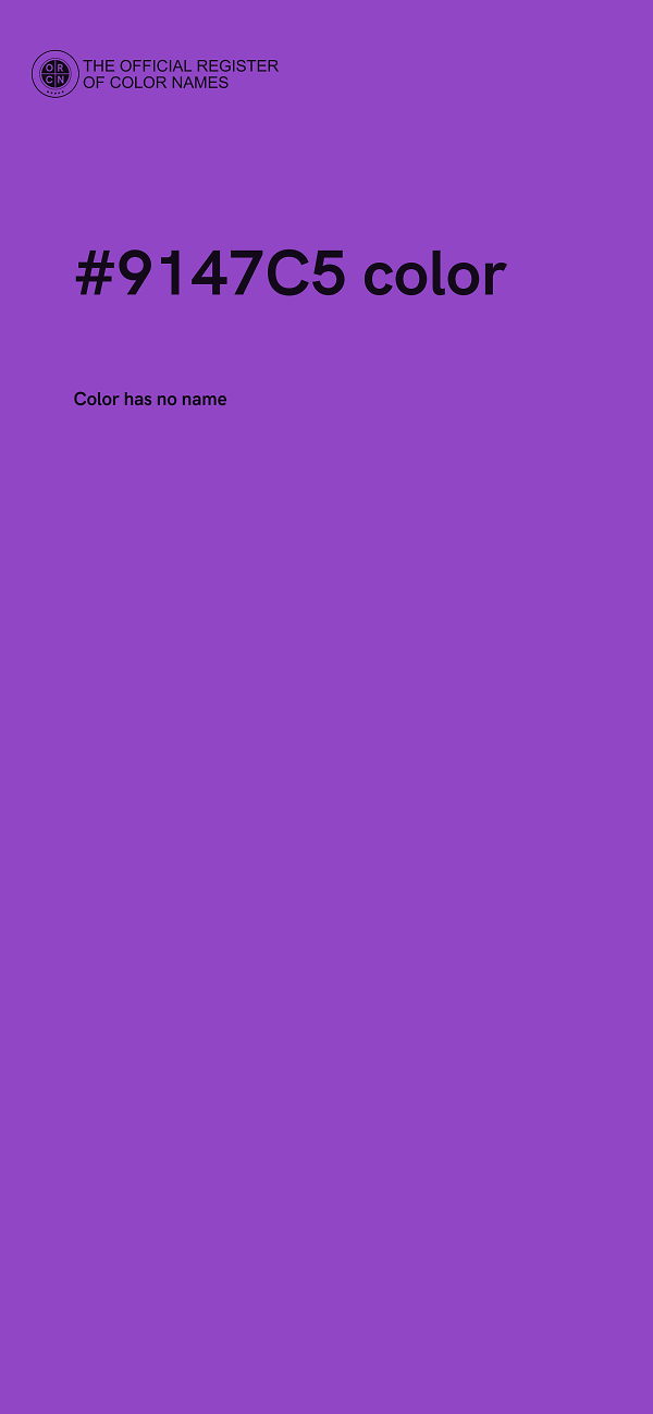 #9147C5 color image
