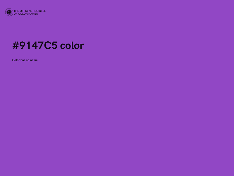 #9147C5 color image