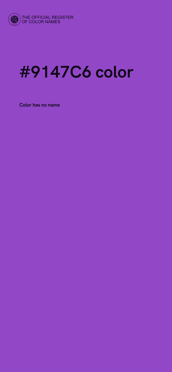 #9147C6 color image