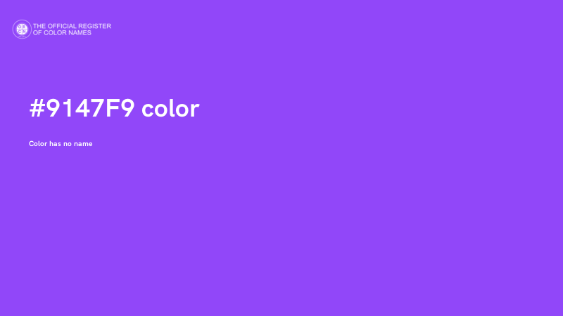 #9147F9 color image