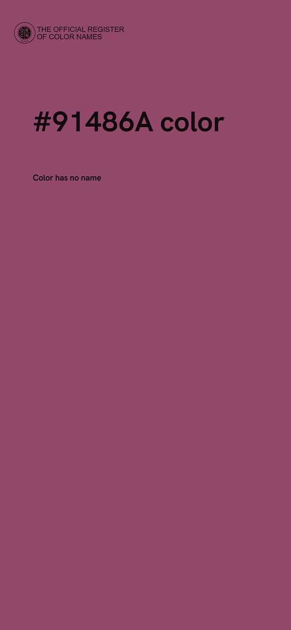 #91486A color image