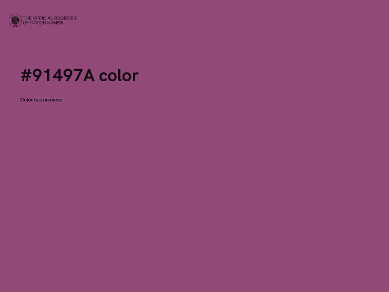 #91497A color image