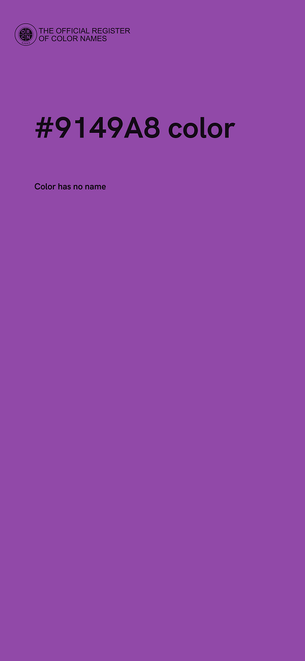 #9149A8 color image