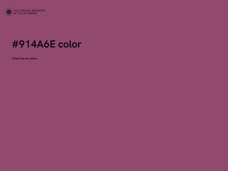 #914A6E color image