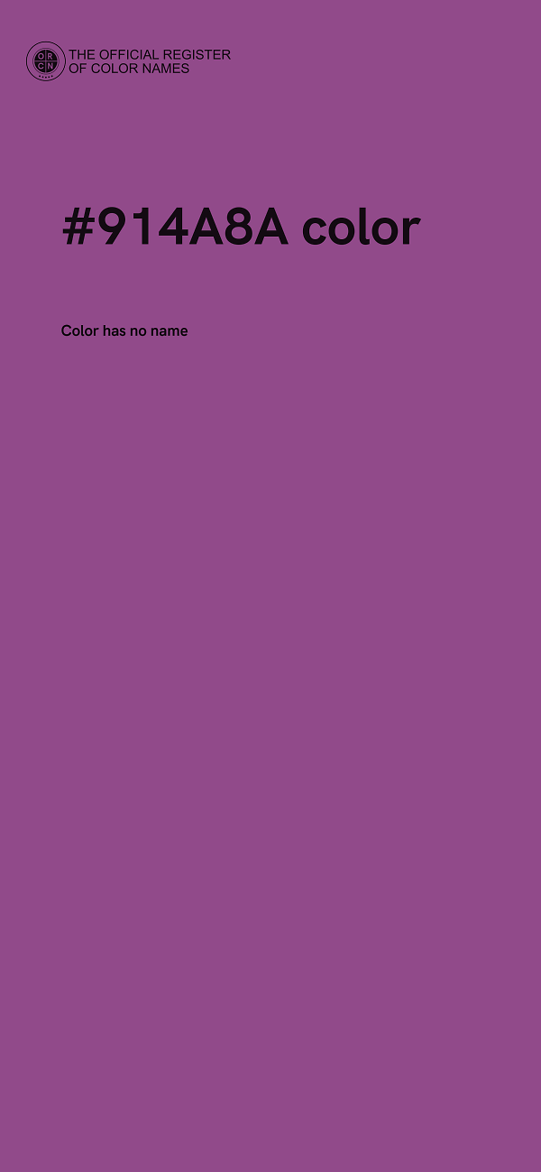 #914A8A color image