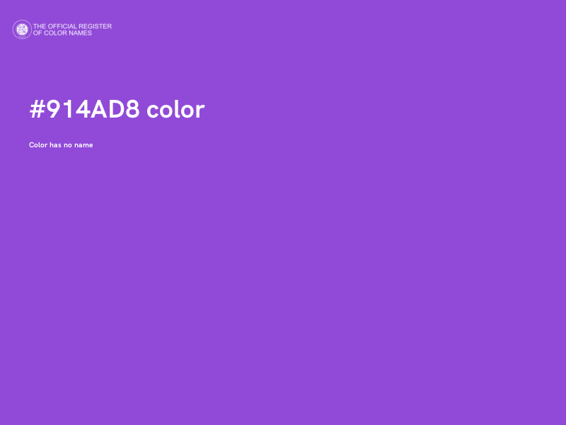#914AD8 color image