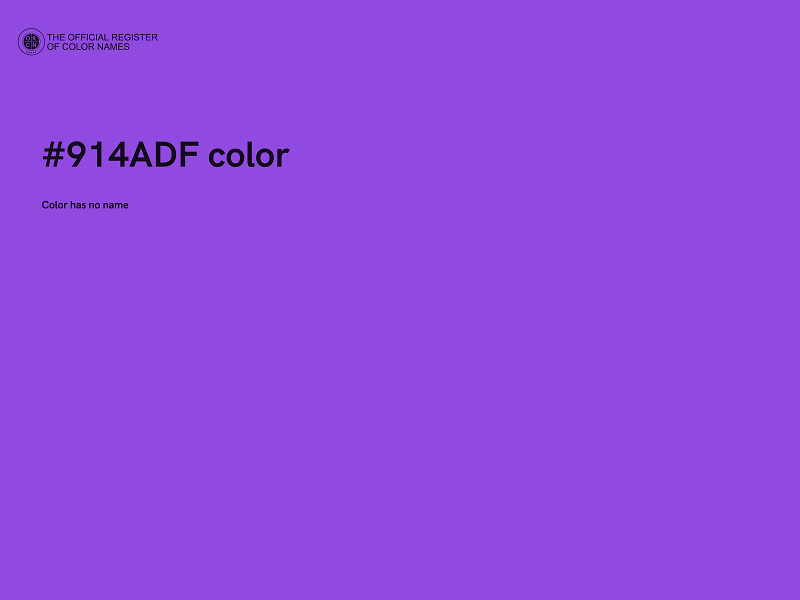 #914ADF color image