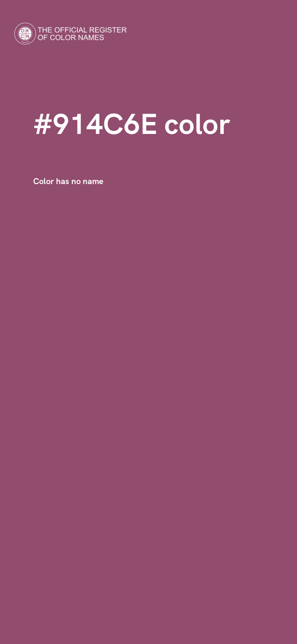 #914C6E color image