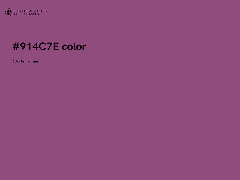 #914C7E color image