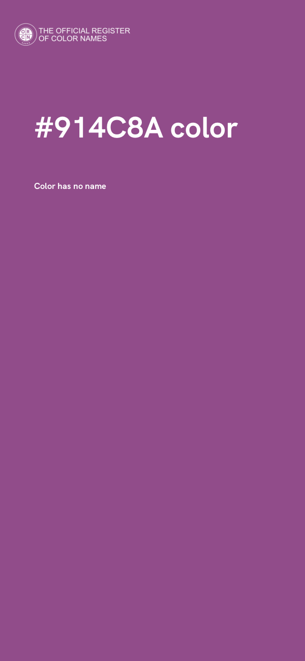 #914C8A color image