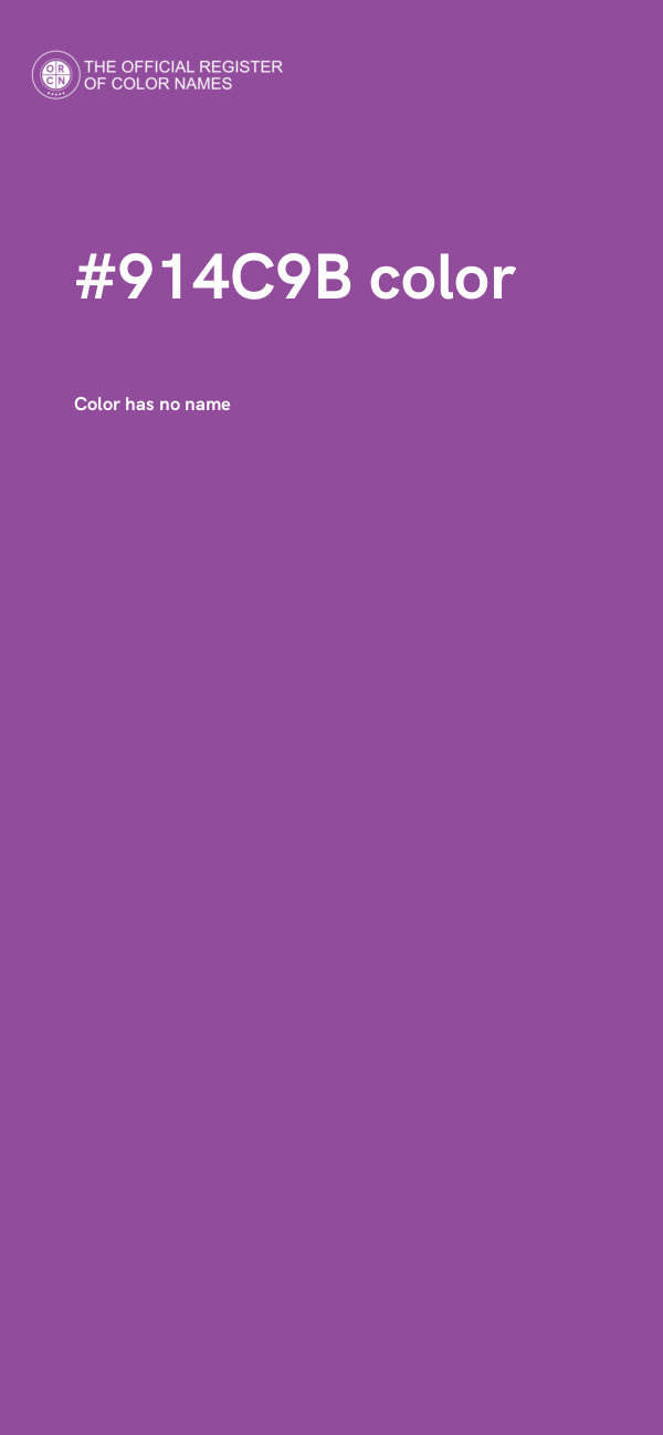 #914C9B color image