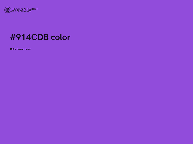#914CDB color image
