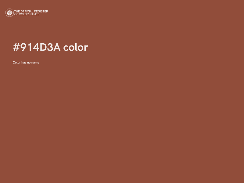 #914D3A color image