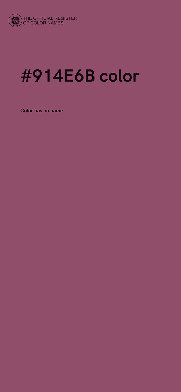 #914E6B color image