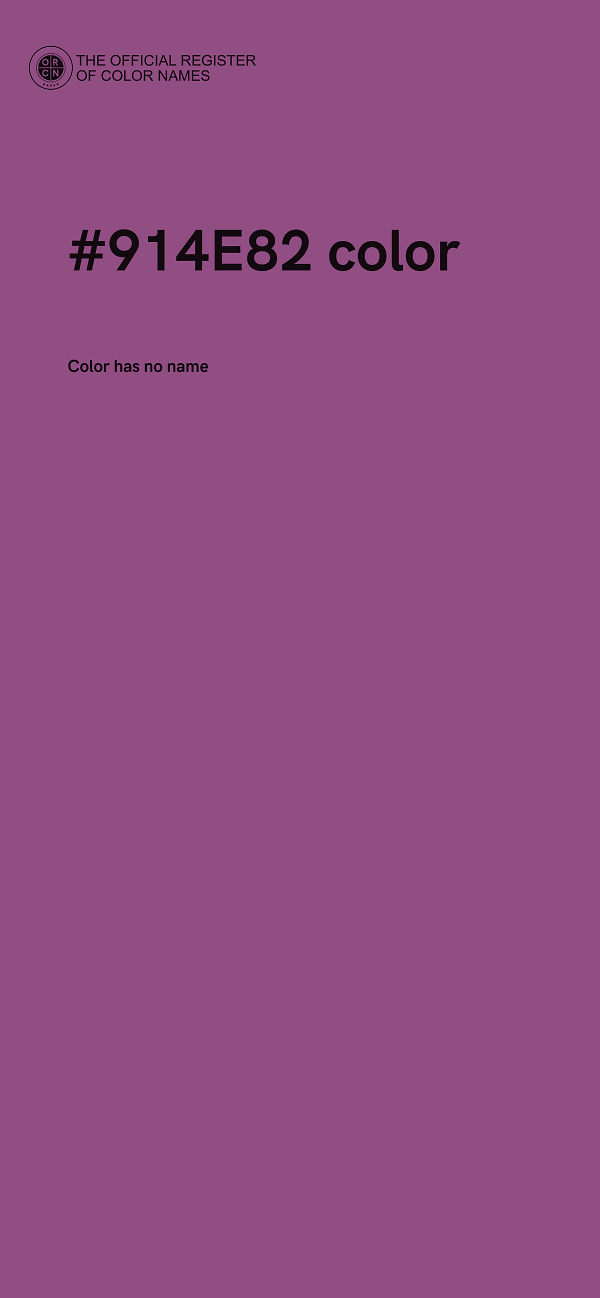 #914E82 color image